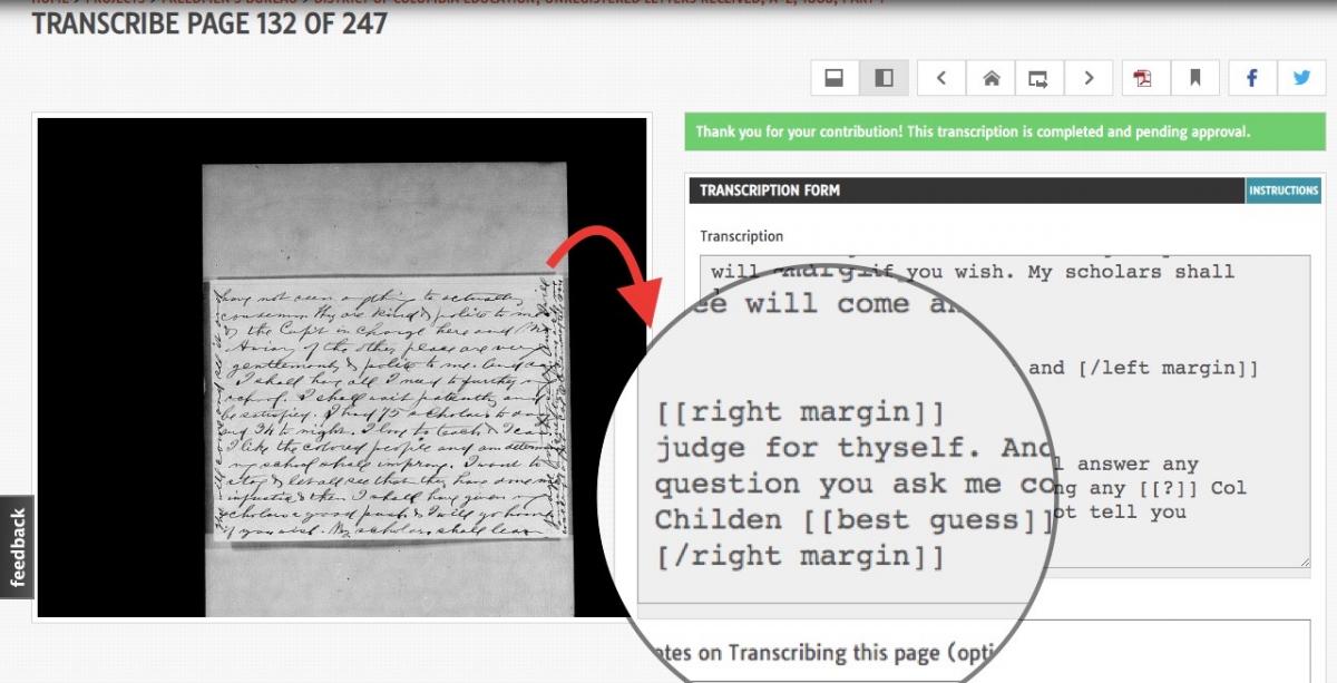 Advanced Instructions For Transcription And Review | Smithsonian ...